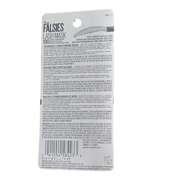 Lash Mask Overnight Lash Conditioning Maybelline Falsies #190 - Picture 4 of 4